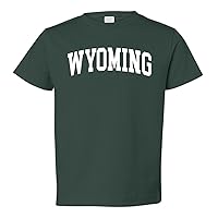Wild Bobby State of Wyoming College Style Fashion T-Shirt