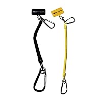 Drop Stop Mobile Phone Tether for Drop and Theft Protection - Universal Phone Lanyard with Carabiners for Secure Attachment