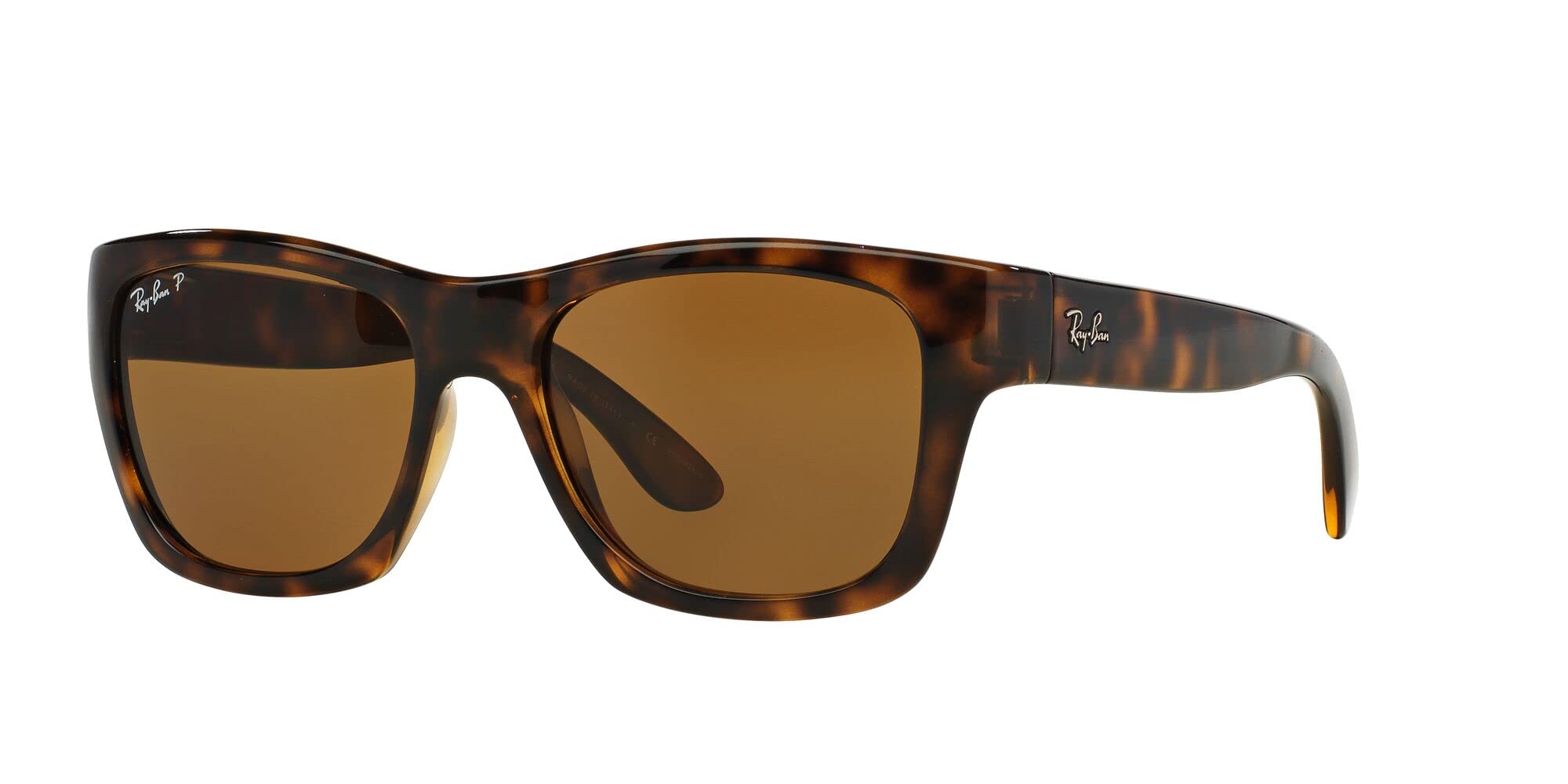 Ray-Ban Unisex Sunglasses Light Havana Frame, Brown Gradient Lenses, 53MM