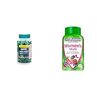 Ibuprofen 200 Mg Softgels 300 Count and Vitafusion Women's Multivitamin Gummies Berry Flavored 150 Count