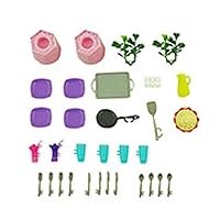 Mattel Replacement Parts for Barbie Dreamhouse Playset - GRG93 ~ Replacement Dishes, Cookware, Food, Plants and Plant Holders
