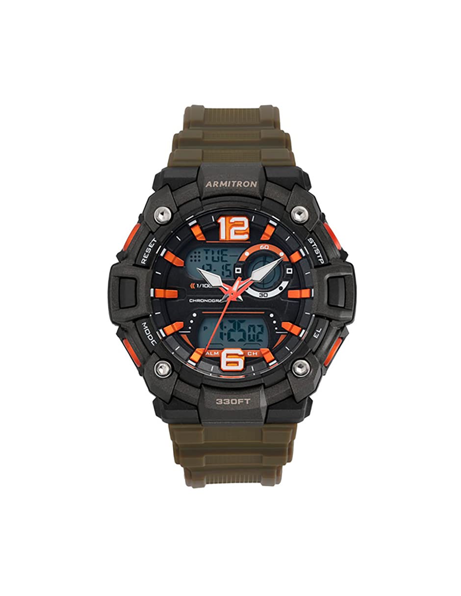 Armitron Sport Men's Analog-Digital Chronograph Resin Strap Watch, 20/5461
