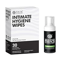 Skin Elements Intimate Care Combo- Menthol Intimate Wash and Wipes For Complete Intimate Care