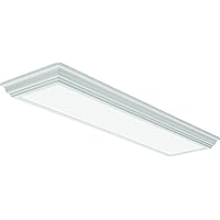 Lithonia Lighting FMFL 30840 CAML 4000K WH 4-Foot LED Linear Flush Mount, 2800 Lumens, 120 Volts, 35 Watts, Damp Listed, White