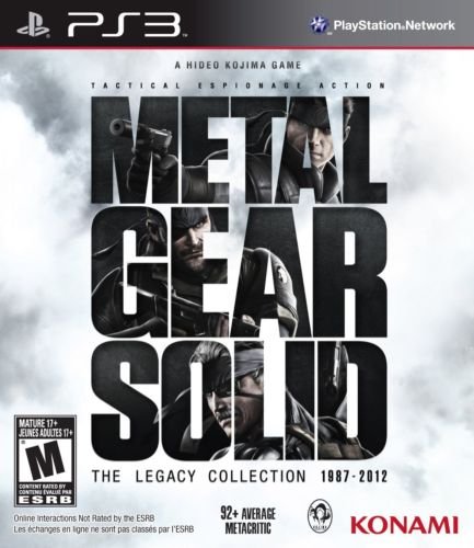 Metal Gear Solid The Legacy Collection PS3 Sony PlayStation include 10 games NEW