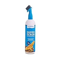 Super Scrub Brush & Organic Cleaner for Reptile Terrariums - Ideal for Bearded Dragon Tank, Snake Tank Accessories, and Lizard Tank Accessories, Ensures Safe & Easy Cleaning
