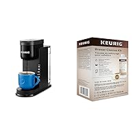 Keurig K-Express Coffee Maker & Brewer Cleanse Kit For Maintenance Includes Descaling Solution & Rinse Pods, Compatible Classic/1.0 & 2.0 K-Cup Pod Coffee Makers, 4 Count