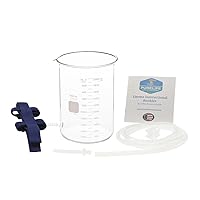 Purelife Glass Enema Bucket Kit - Patented - 2 Qt Non Toxic Borosilicate Glass - Made in USA