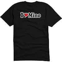 Black Dragon - T-Shirt Man - I Love with Heart - Party Name Carnival - I Love Mino
