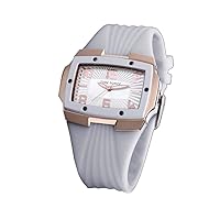 Time Force Womens Analogue Quartz Watch with Rubber Strap TF3135L11