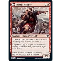 Magic: the Gathering - Fearful Villager // Fearsome Werewolf (157) - Innistrad: Crimson Vow