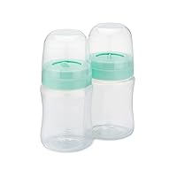 Breast Milk Storage Bottles for The Duo Breast Pump - Two 160mL Bottles for Breast Pump, with Sealing Discs and Lids - Milk Collection Containers