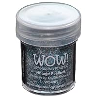 Wow Embossing Powder 15ml, Vintage Peacock