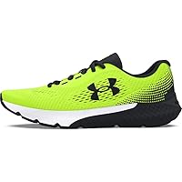 Under Armour Boys' Grade School Charged Rogue 4, (300) High Vis Yellow/Black/Black, 3.5, US