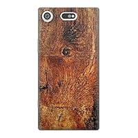 R1140 Wood Skin Graphic Case Cover for Sony Xperia XZ1 Compact
