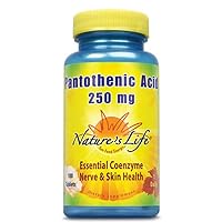Nature's Life Pantothenic Acid, 250 mg | 100 ct