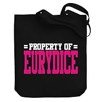 Property of Eurydice Bicolor Canvas Tote Bag 10.5