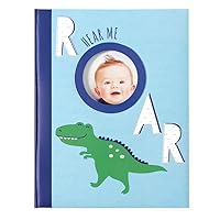 Carter's MB2-23283B Hear Me Roar Dinosaur Baby Memory Book, 9.5'' W x 11'' H