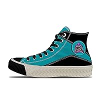 Popular Graffiti (24),Green 5 Custom high top lace up Non Slip Shock Absorbing Sneakers Sneakers with Fashionable Patterns