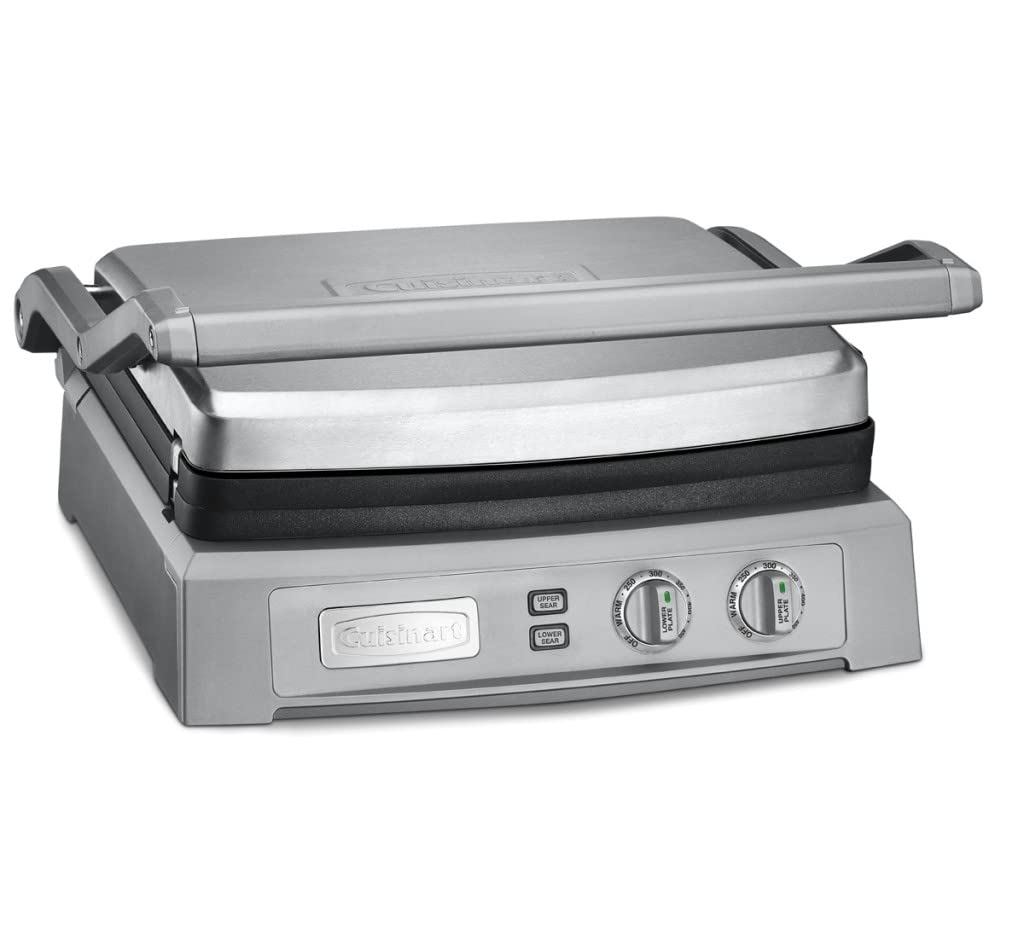 Cuisinart GR-150P1 Deluxe Electric Griddler, Stainless Steel