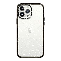 CASETiFY Impact Case for iPhone 13 Pro Max - White Star Night - Clear Black