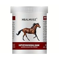 Horse Balm Horse Chestnuts Contains Chamomile, Red Vine Leaves, Hops, Extra Strenght Warming Massage Gel Strong Moisturizing Lotion (16.9)