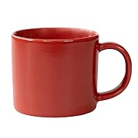 Saikai Pottery 13880 Hasami Ware Common Mug, Red, Capacity: Approx. 8.5 fl oz (250 ml), Microwave and Dishwasher Safe