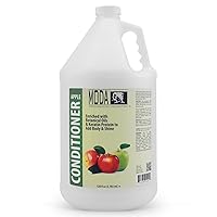 MODA - Moisturizing Conditioner for all Hair Types, Apple, 128 Oz, Professional - Strengthens, Moisturizes, Leaves Hair Soft and Shiny, Adds Volume, Protects Color and Restore