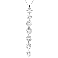  7 Chakra Necklace and Bracelet Set for women & men