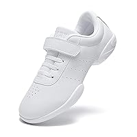 Cheer Shoes Girls White Cheerleading Dance Shoes Youth Athletic Training Tennis Walking Competition Sneakers