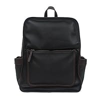 Violett-HENRY (black) Leather Backpack