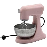 Melody Jane Dolls Houses Dollhouse Pink Food Mixer Modern Miniature Kitchen Accessory 1:12 Scale