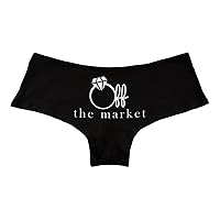 Off The Market Ring Engaged Married Funny Women's Boyshort Underwear Panties