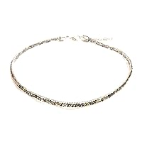 Slim Gothic Sparkly Gold Crystal Choker Necklace Collar