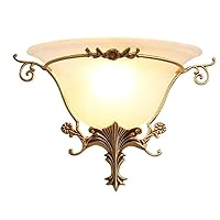 Retro Luxurious E27 Wall Lamps European Style Wall Lantern Living Room Bracket Light Stairs TV Background Copper Quality Decoration Wall Sconce Exterior Light Fixture