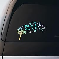 Dandelion Flying Sticker Vinyl Decal Notebook Car Window Laptop 8