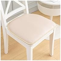 Waterproof Leather Dining Chair Cushion,1/2/4 Packs Horseshoe Seat Cushion,Non Slip Chair Pads 43x40cm(Set of 1),43x40cm(Set of 2),43x40cm(Set of 4)(Color:Beige,Size:40 * 43cm(1 Pack))