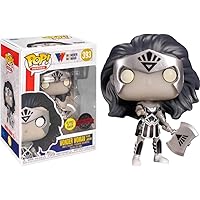 Funko POP Heroes: Wonder Woman 80th Anniversary - Glow in The Dark Black Lantern Wonder Woman, Amazon Exclusive, 3.75 inches,56967