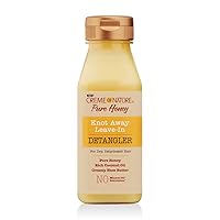 Knot Away Leave in Detangler, Pure Honey, Coconut Oil And Shea Butter Formula, Leave in Conditioner For Dry Damaged Hair, 8 Oz