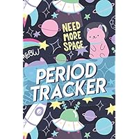 Period Tracker: & PMS Diary. Monthly Layout. Monitor Menstrual Cycle, Mood & PMS Symptoms For 4 Years. For Teen Girls & Women.