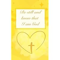 Do Everything In Love - Christian Notebook - 5 by 8 Inches - 120 Pages Ruled - Religious Journal Gift for Her YELLOW