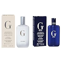 PB ParfumsBelcam G Eau, Our Version of Acqua Di Gio, Eau de Toilette Spray, 3.4 Fl Oz (F97090A) & Eau Blue, Alternative Designer Fragrance, Eau de Toilette