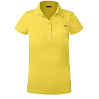 Girl's Basic Premium Short Sleeves School Uniform Junior Polo Shirts