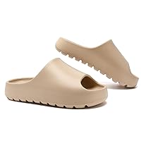 Cloud Slides for Women,Unisex EVA Soft Recovery Slides,Thick Sole Open Toe Mens Pillow Slides Shower Shoes Outdoor&Indoor House Slippers