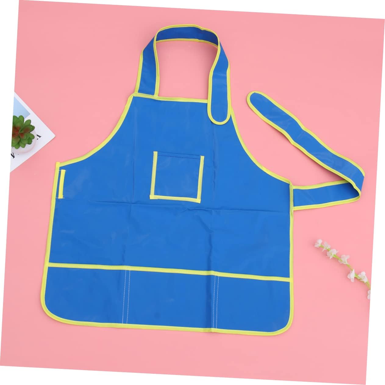 ERINGOGO 3pcs Silk Keychain Strawberry Trash Can Smock Apron Kids Aprons Arts Aprons Kids Cooking Smock Handmade Craft Apron Wooden Kids Artist Painting Smock Art Smock Drawing Tool Child