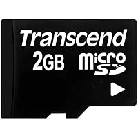 Transcend TS2GUSDC 2GB MicroSD Flash Memory Card Without SD Adapter