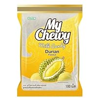 My Chewy Durian Flavour Soft Milk Candy, (100 Counts), 12.69 Oz