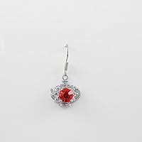 Earrings Ear Jewelry Making Charms Ear Stud Hooks Clips Pin Cuff E0346 Red Kettle