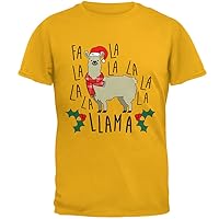 Christmas FA La Llama Mens T Shirt