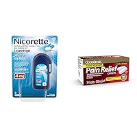 Nicorette 20ct 4mg Coated Nicotine Lozenges and GoodSense 50ct 500mg Acetaminophen Caplets